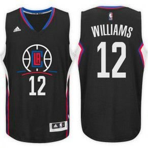 NBA Los Angeles Clippers 23 Lou Williams Black Men Jersey