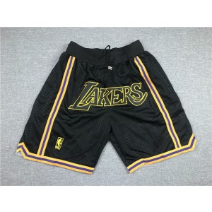 NBA Los Angeles Lakers Black Just Don Shorts