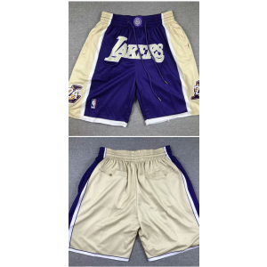 NBA Los Angeles Lakers Gold Shorts