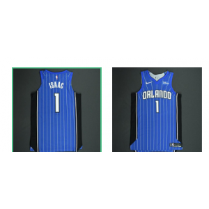 NBA Magic 1 Jonathan Isaac Blue AU Style Men Jersey