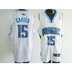 NBA Magic 15 Vince Carter White Men Jersey
