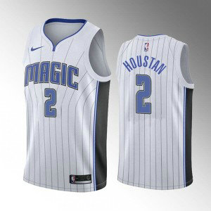 NBA Magic 2 Caleb Houstan White 2022 Draft Basketball Nike Men Jersey