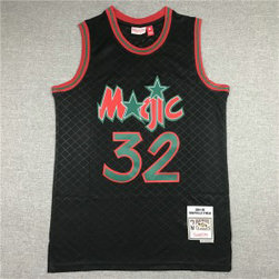NBA Magic 32 Shaquille O'Neal Black Men Jersey