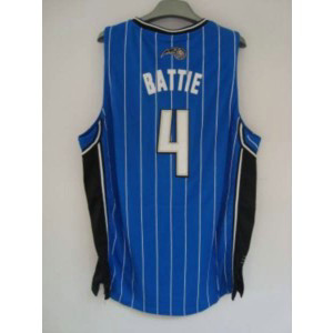 NBA Magic 4 Tony Battie Blue Men Jersey