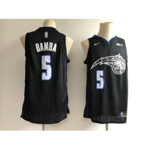 NBA Magic 5 Mohamed Bamba Black Nike Men Jersey