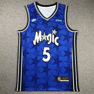 NBA Magic 5 Paolo Banchero Blue Nike Men Jersey