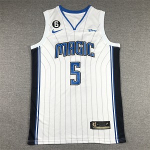 NBA Magic 5 Paolo Banchero White Nike Men Jersey