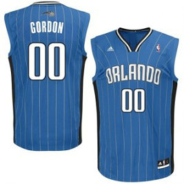 NBA Magic Aaron Gordon 2014 Draft Pick Royal Blue Men Jersey