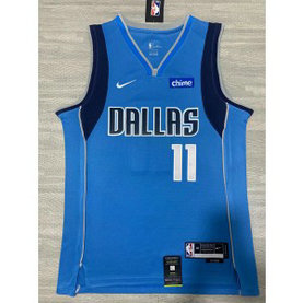 NBA Mavericks 11 Kyrie Irving Blue Nike Men Jersey