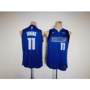 NBA Mavericks 11 Kyrie Irving Blue Nike Youth Jersey