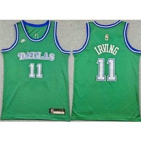 NBA Mavericks 11 Kyrie Irving Green Classic Edition Nike Youth Jersey
