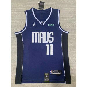 NBA Mavericks 11 Kyrie Irving Navy Jordan Men Jersey