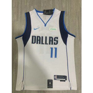 NBA Mavericks 11 Kyrie Irving White Nike Men Jersey