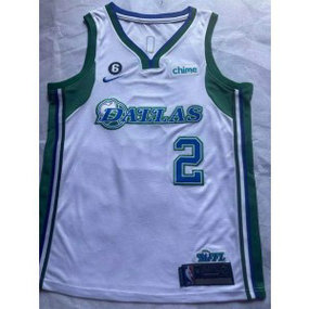NBA Mavericks 2 Kyrie Irving White Nike Men Jersey