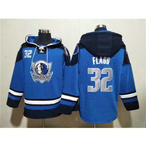 NBA Mavericks 32 Cooper Flagg Blue Navy Ageless Must-Have Lace-Up Pullover Hoodie