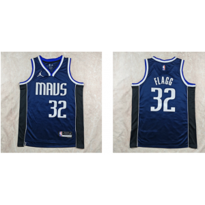 NBA Mavericks 32 Cooper Flagg Navy Nike Men Jersey