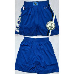 NBA Milwaukee Bucks Royal Shorts (Run Small)