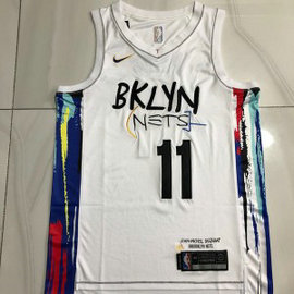 NBA Nets 11 Irving White Men Jersey