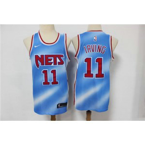 NBA Nets 11 Kyrie Irving Blue Nike Men Jersey