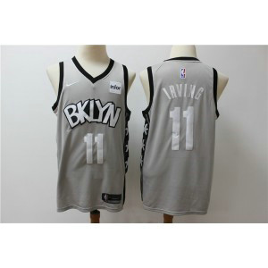 NBA Nets 11 Kyrie Irving Gray Nike New Men Jersey