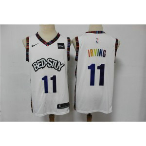 NBA Nets 11 Kyrie Irving White 2020 City Men Jersey