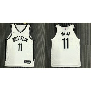 NBA Nets 11 Kyrie Irving White New AU Style Men Jersey