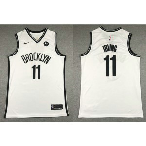 NBA Nets 11 Kyrie Irving White New Men Jersey