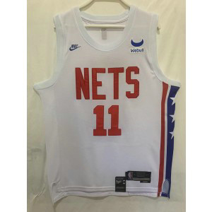 NBA Nets 11 Kyrie Irving White Nike Men Jersey 1