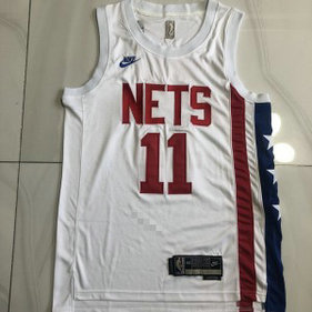 NBA Nets 11 Kyrie Irving White Nike Men Jersey