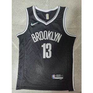NBA Nets 13 Harden 75th Anniversary Nike Men Jersey