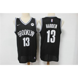 NBA Nets 13 James Harden 2021 Black Jordan New Men Jersey