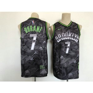 NBA Nets 7 Black MVP Nike Men Jersey