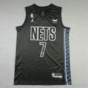 NBA Nets 7 Kevin Durant Black 2022-23 New Jordan Men Jersey