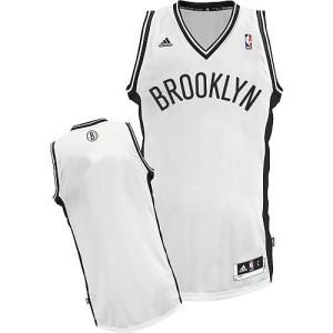 NBA Nets Blank White Revolution 30 Men Jersey