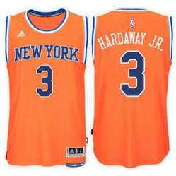 NBA New York Knicks 3 Tim Hardaway Jr. Alternate Orange New Swingman Men Jersey