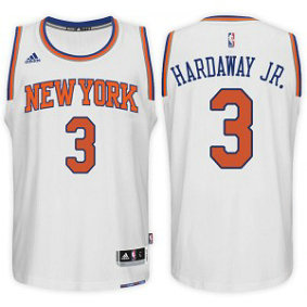 NBA New York Knicks 3 Tim Hardaway Jr. Home White New Swingman Men Jersey