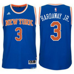 NBA New York Knicks 3 Tim Hardaway Jr. Road Blue New Swingman Men Jersey