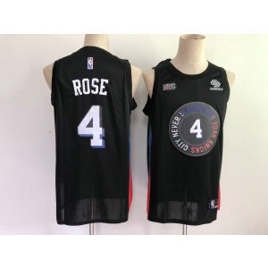 NBA New York Knicks 4 Rose City Edition Men Jersey