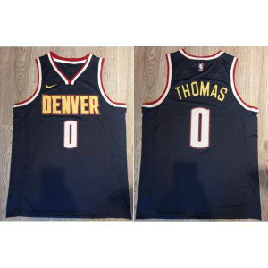 NBA Nuggets 0 Isaiah Thomas Navy Nike Men Jersey