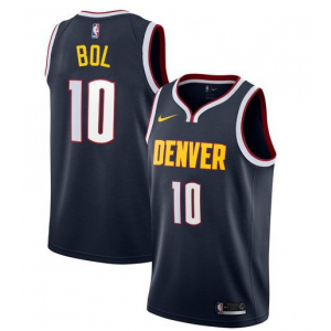NBA Nuggets 10 Bol Bol Navy Nike Swingman Men Jersey