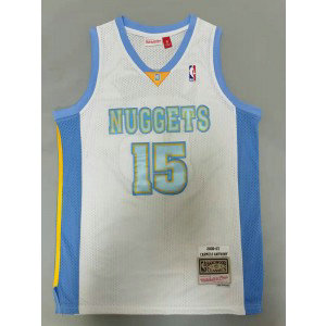 NBA Nuggets 15 Nikola Jokic White New Men Jersey