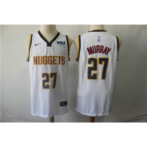 NBA Nuggets 27 Jamal Murray White Nike Swingman Men Jersey