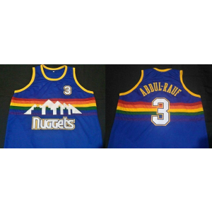 NBA Nuggets 3 Abdul-Rauf Blue Men Jersey