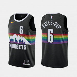 NBA Nuggets 6 Keita Bates-Diop Black Men Jersey