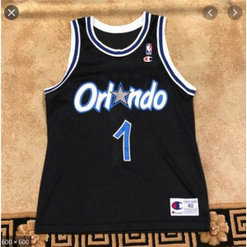 NBA Orlando Magic 1 Penny Hardaway Black Men Jersey
