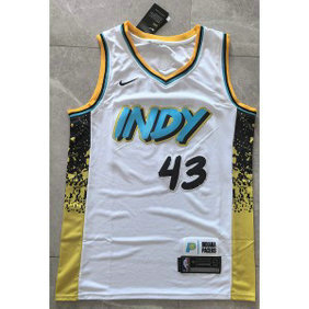 NBA Pacers 43 Pascal Siakam White City Nike Men Jersey