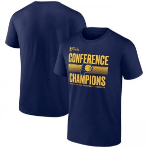 NBA Pacers Navy 2025 Finals Eastern Conference Champions Ball Handler T-Shirt