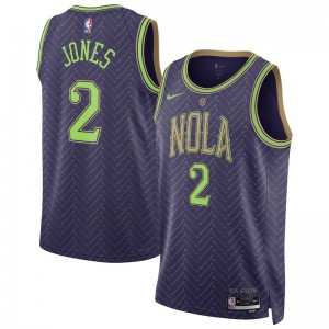 NBA Pelicans 2 Jones 2024 City Nike Men Jersey