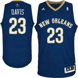NBA Pelicans 23 Anthony Davis Navy Revolution 30 Men Jersey 1