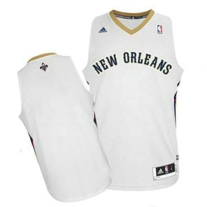 NBA Pelicans Blank White Revolution 30 Men Jersey